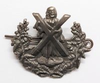 Queen's Own Cameron Highlanders Large Sporran- Cap Badge